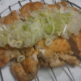 鶏胸の山椒竜田揚げ焼きおろしがけ